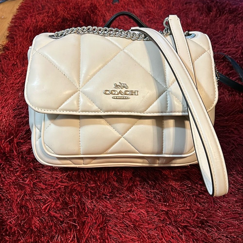 Coach chain strap shoulder or crossbody